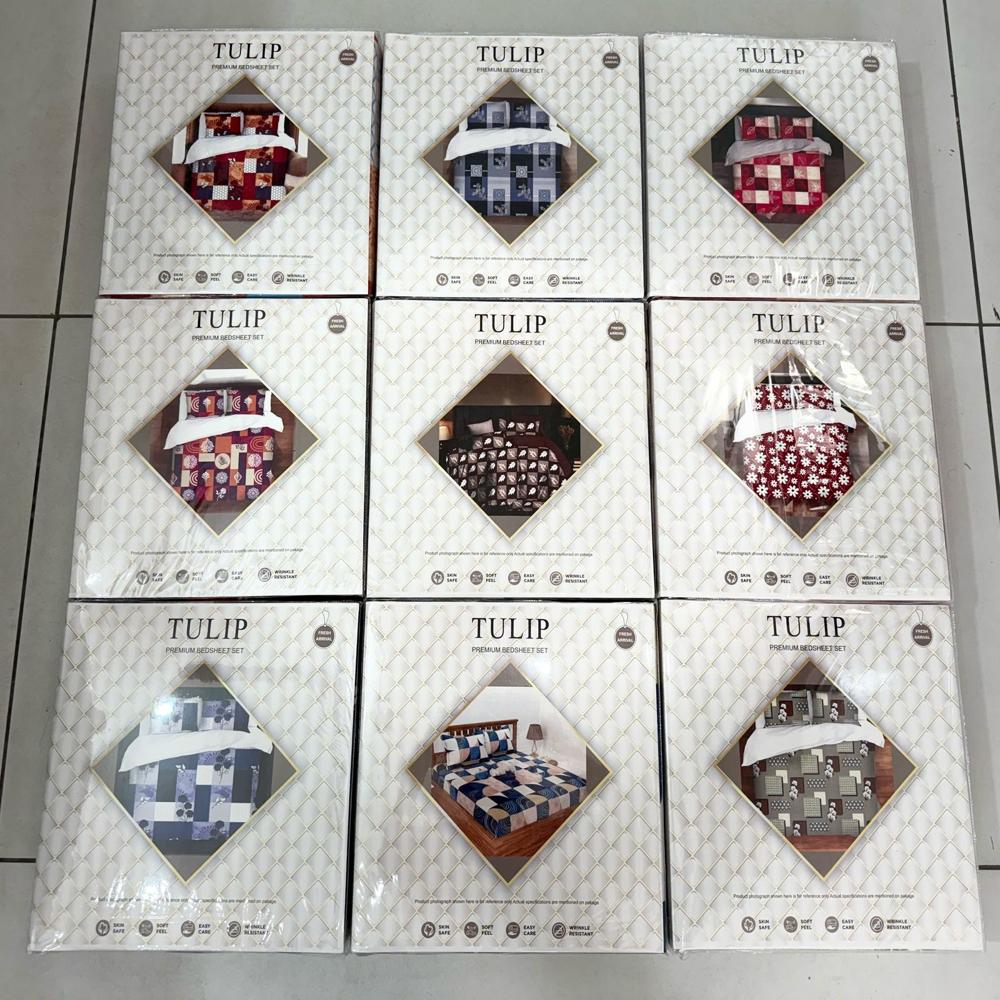 Tulip Bookfold Bedsheet - Color: Mixed