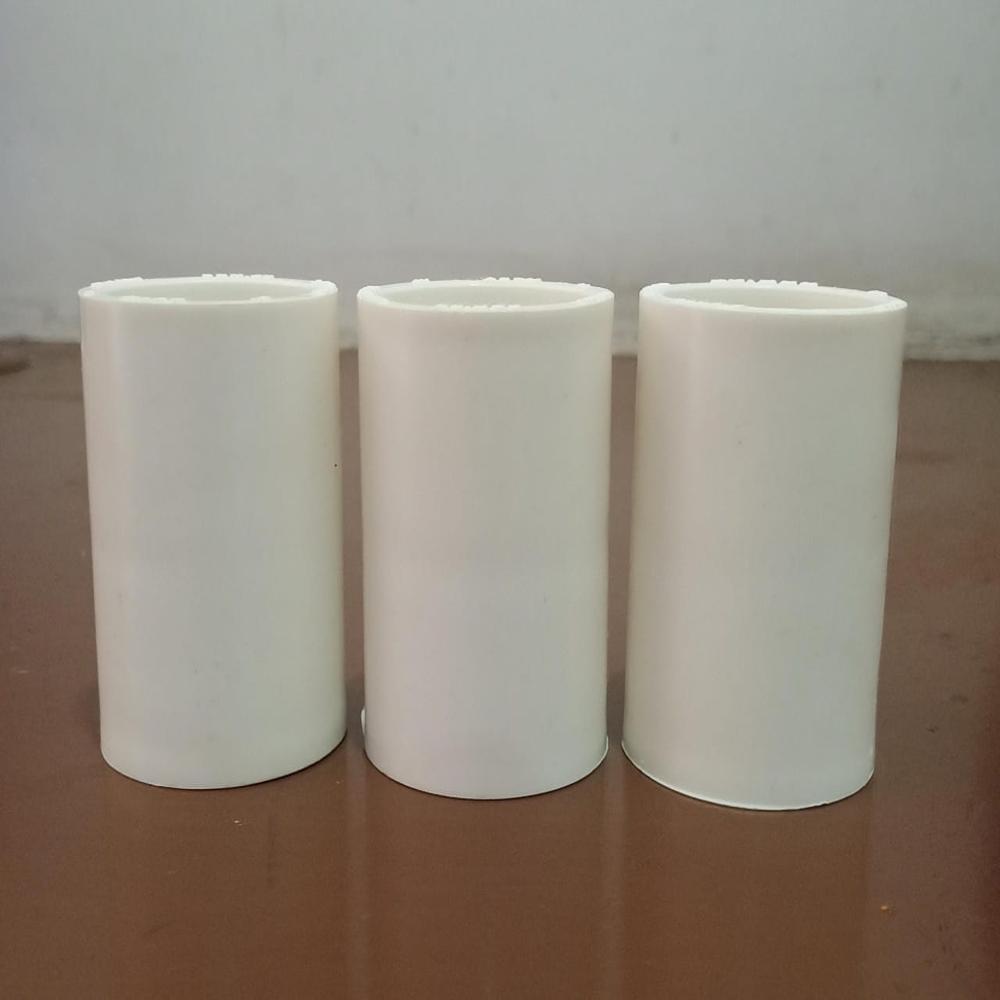 Upvc Plain Coupler - Color: White