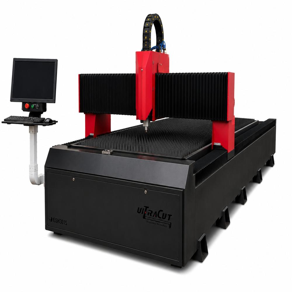 1.5kW Automatic CNC Fiber Laser Cutting Machine for Mild Steel, Stainless Steel & Aluminum