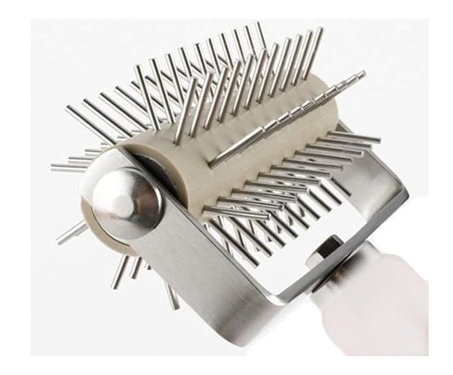 METAL ROLLER DOCKER PLASTIC HANDLE 