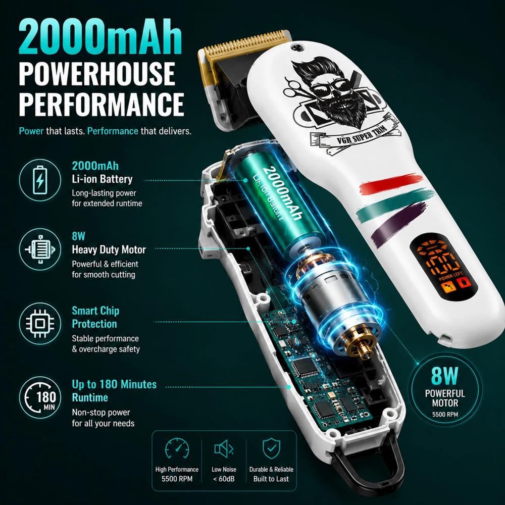 VGR V-699 Rechargeable Hair Clipper