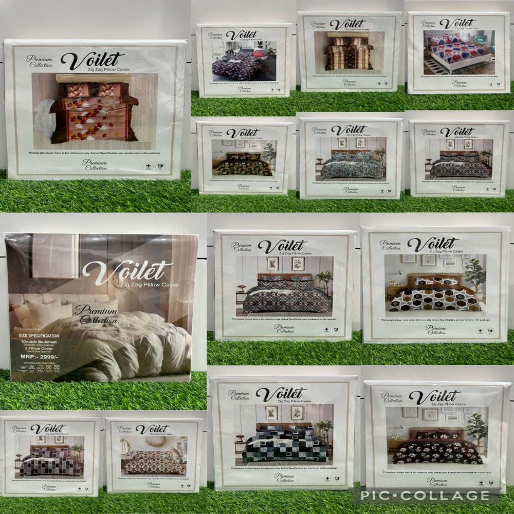 Victoria Bookfold Bedsheet - Color: Mixed