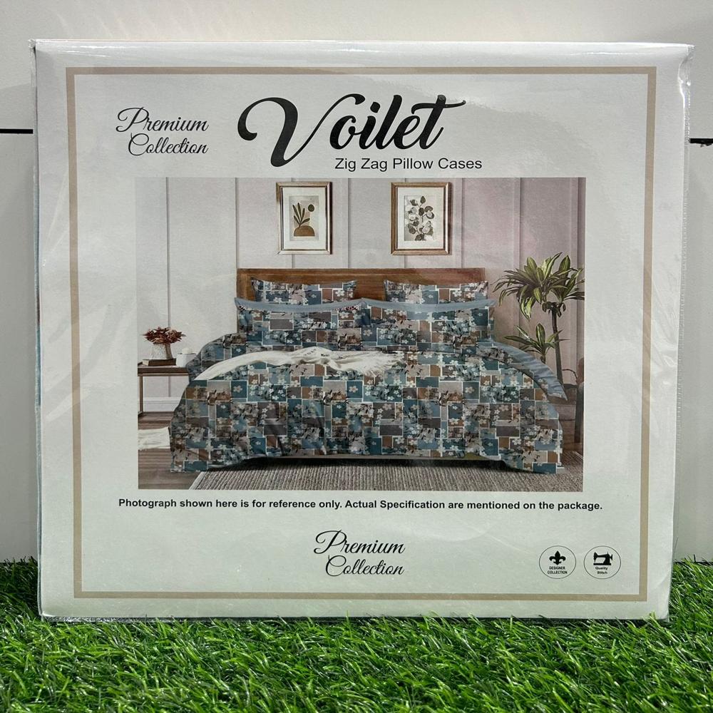 Violet Bookfold Bedsheet - Color: Mixed
