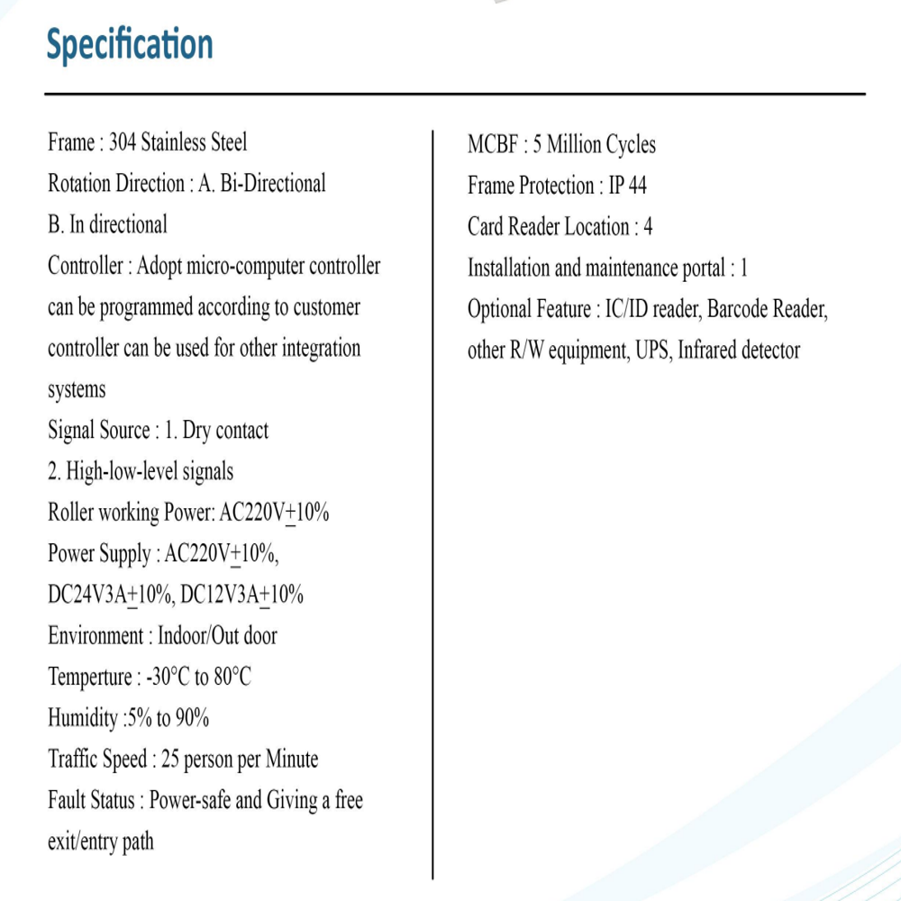 eSSL FHT-TL-249