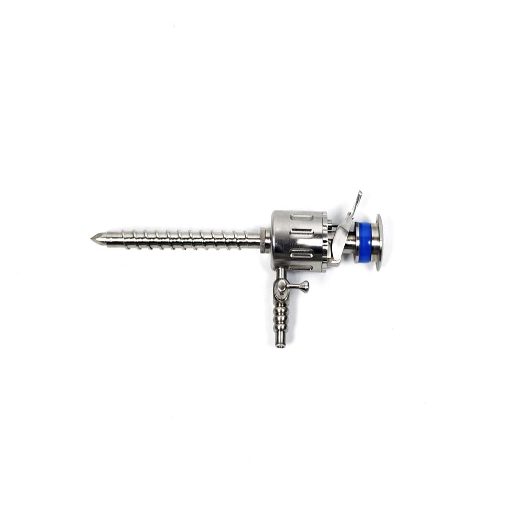 5 mm Trocar with Threaded Sleeve, Pyramidal Tip & Multifunctional Valve - FA1104T