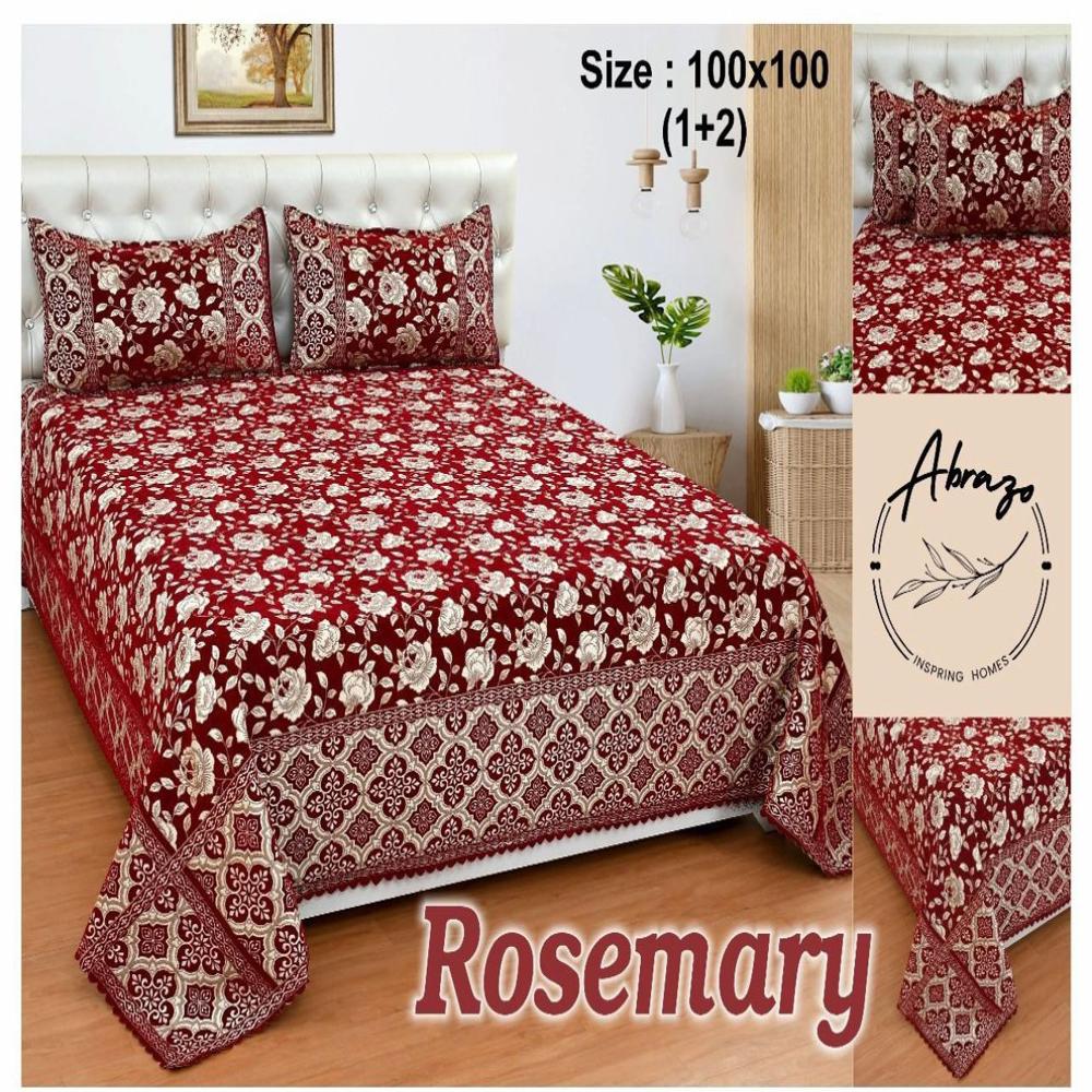 Rosemarry Bedsheet - Color: Mixed Colour