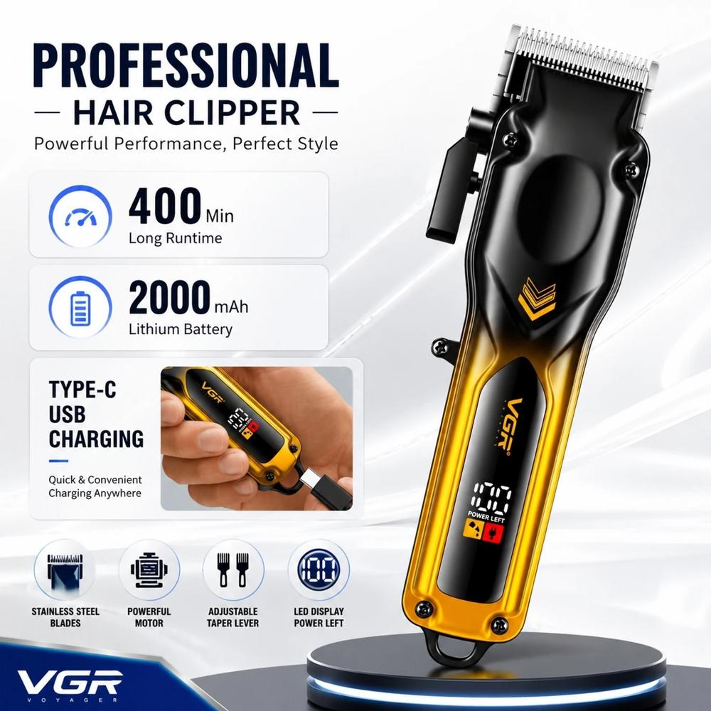 VGR V-656 Rechargeable Hair Clipper
