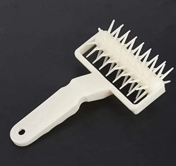 Flair Plastic Roller Docker - Color: White