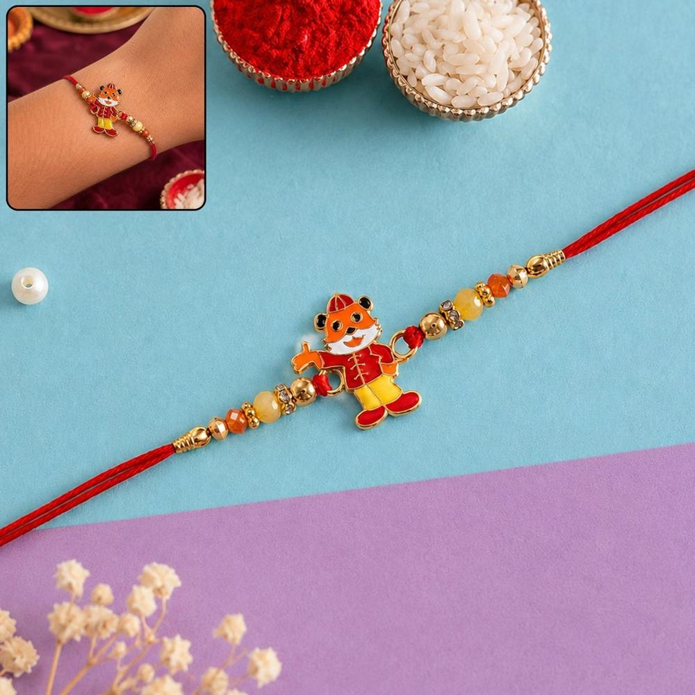 Rakhi For Brother - Stylish & Lightweight Designer Rakhi - Application: Multipurpose Use