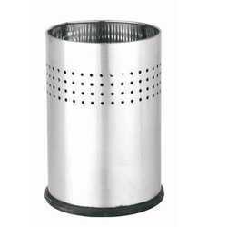 Stainless Steel Half Perforate Dust Bin