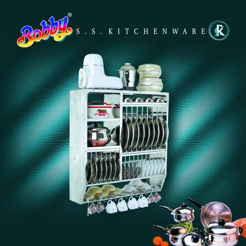 स्टेनलेस स्टील बर्तन स्टैंड