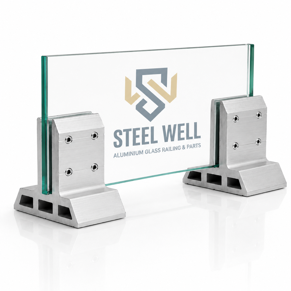 Aluminium Railing T Bracket - Custom Sizes, Silver, Anodized Finish, Corrosion Resistant, Load Up To 300 Kg