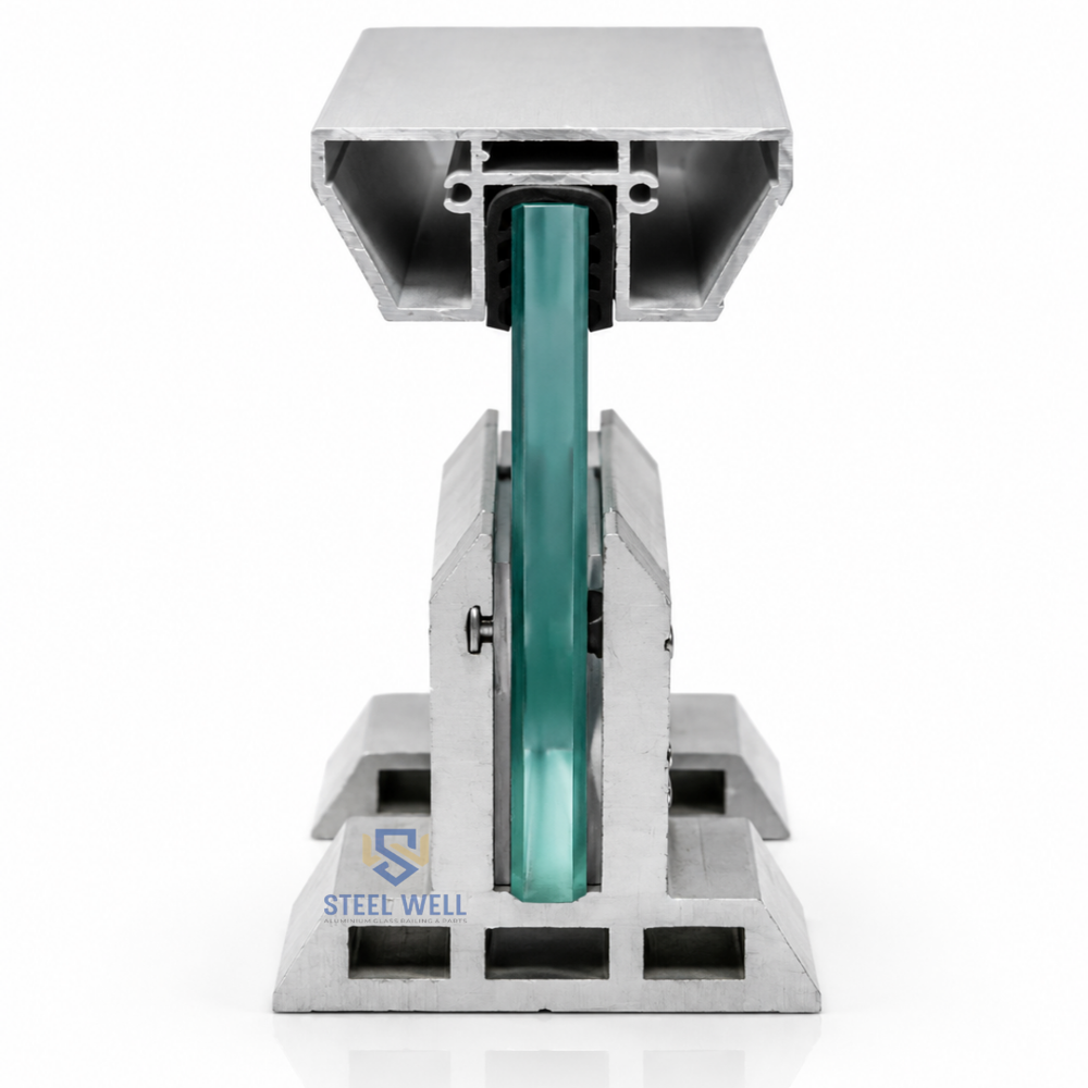 Aluminium Railing T Bracket - Custom Sizes, Silver, Anodized Finish, Corrosion Resistant, Load Up To 300 Kg