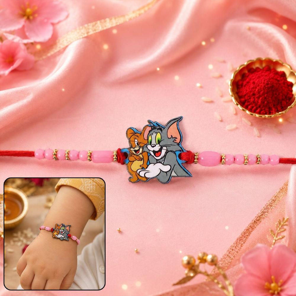 Kids Rakhi - Traditional with Beaded & Stylish Design for Raksha Bandhan