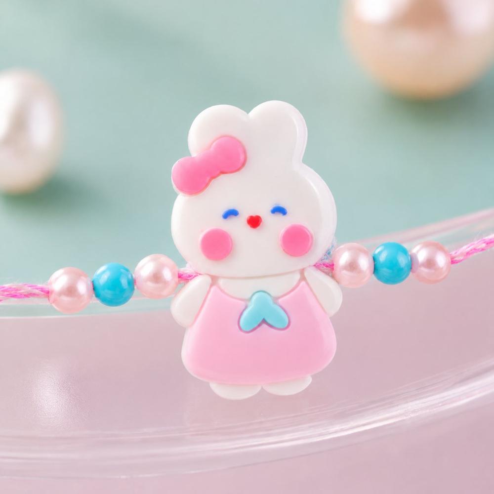Bunny Character Kids Beaded Designer Rakhi for Brother