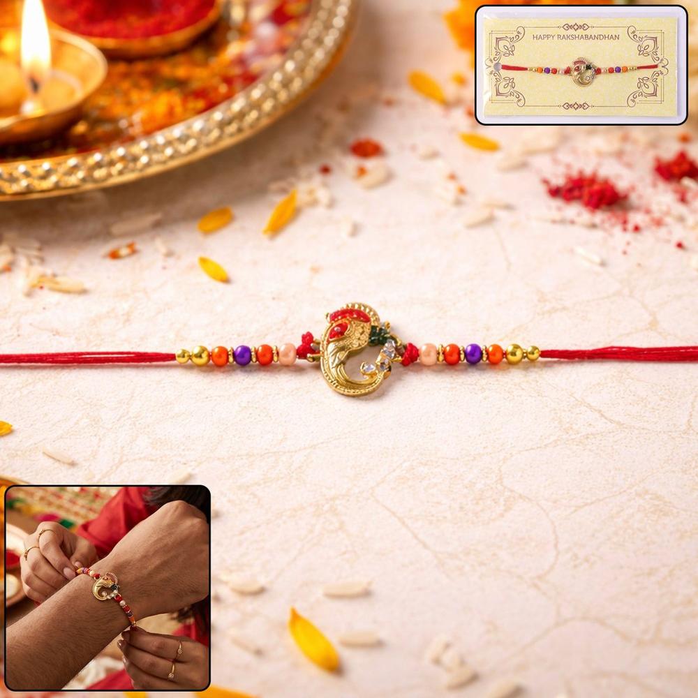 Rakshabandhan Rakhi - Traditional Threadwork with Elegant Design