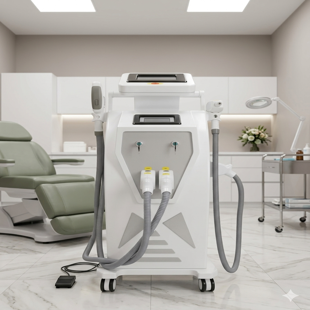 IPL Q SWITCH RF 3 IN 1 LASER MACHINE