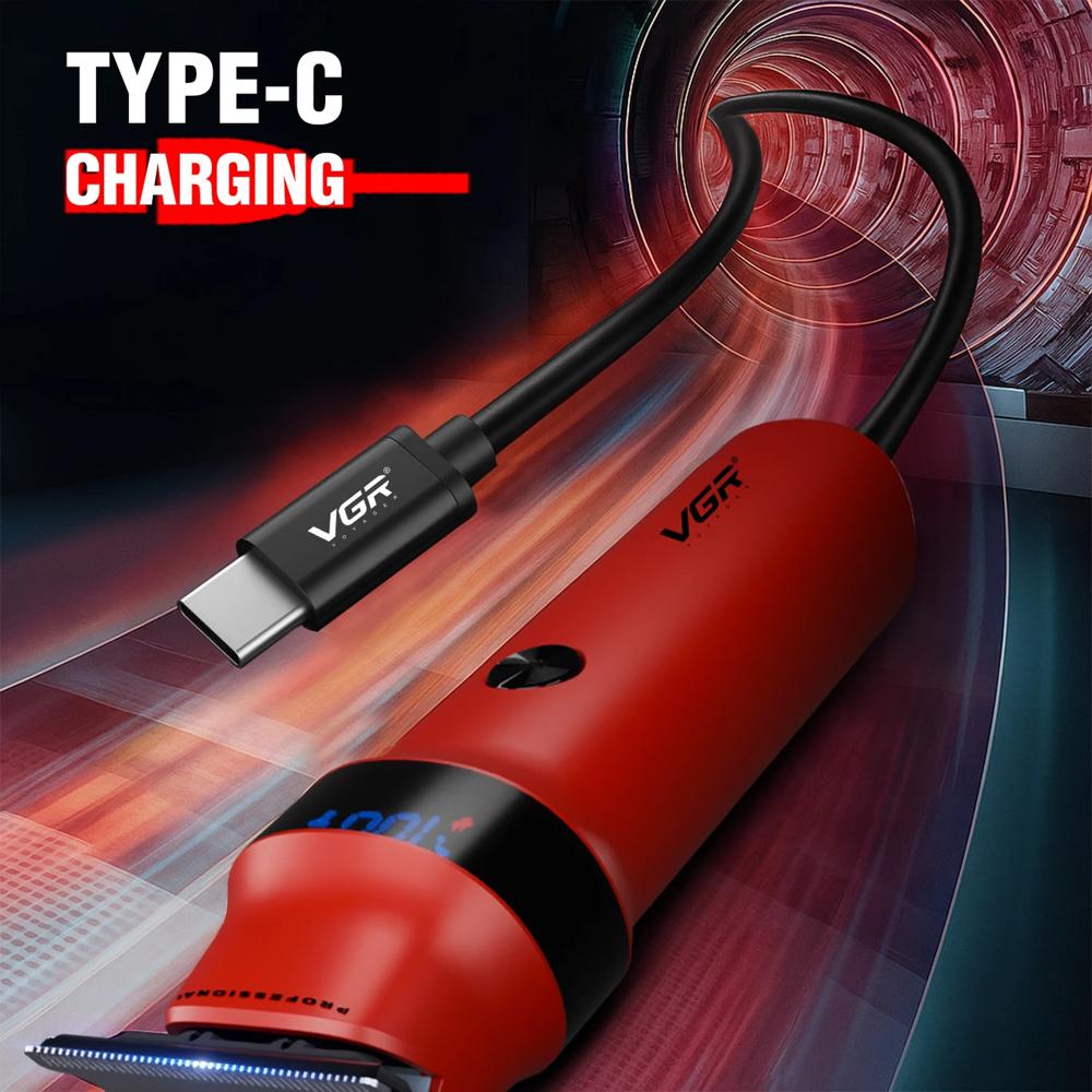 VGR Rosso Rechargeable Trimmer