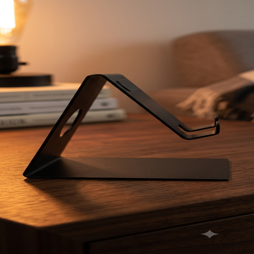 Metal Mobile Stand - Color: Silver