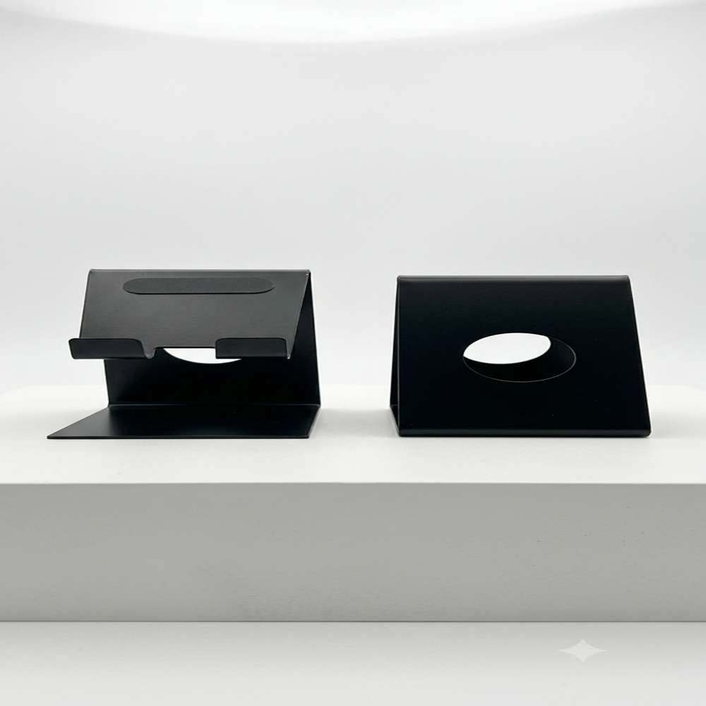 Metal Mobile Stand - Color: Silver