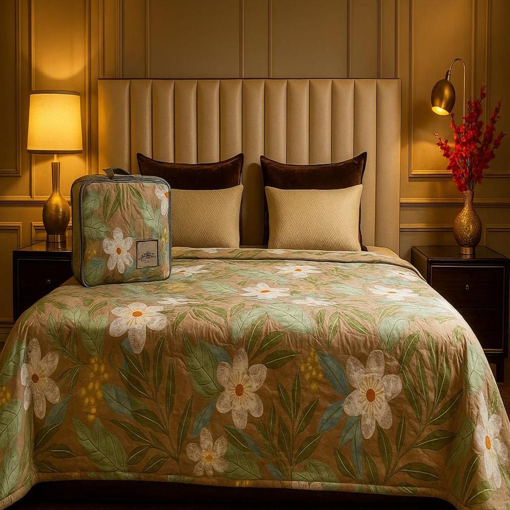 Lavender Comforter - Density: 40 Gram Per Cubic Centimeter(G/Cm3)