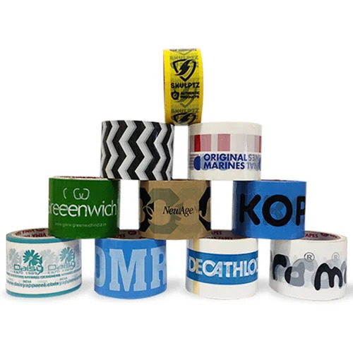 Printed Adhesive Sealing Tape (3 inch) In Reverse Printing Type