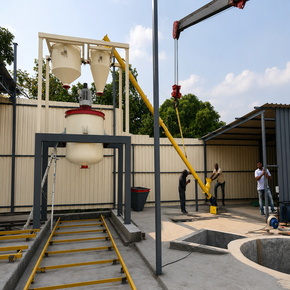 Automatic AAC Block Manufacturing Plant