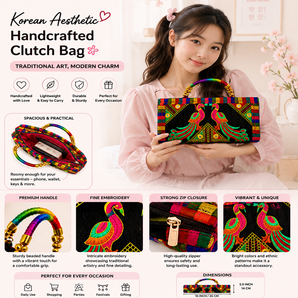 Wedding Collection Peacock Art Purse  150