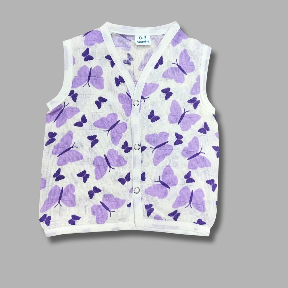 Butterfly Muslin Babywear Jabla Set