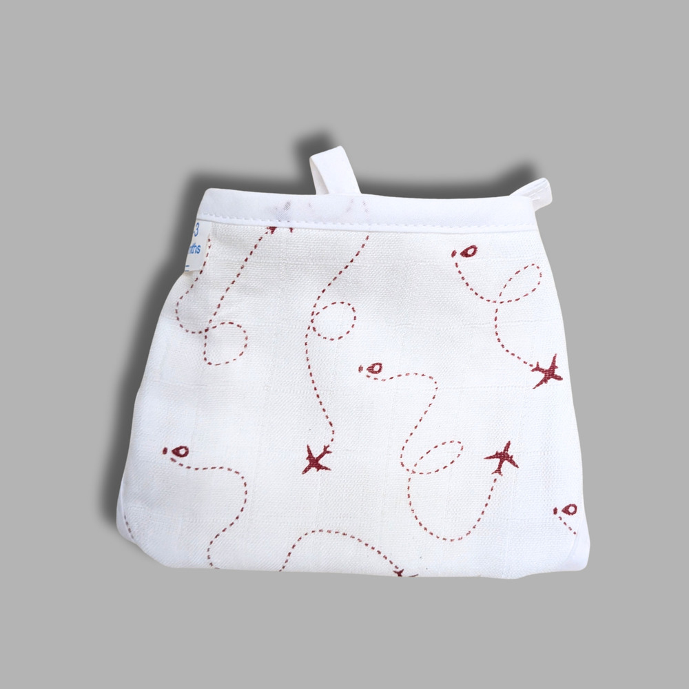 Aeroplane Muslin Babywear Nappy