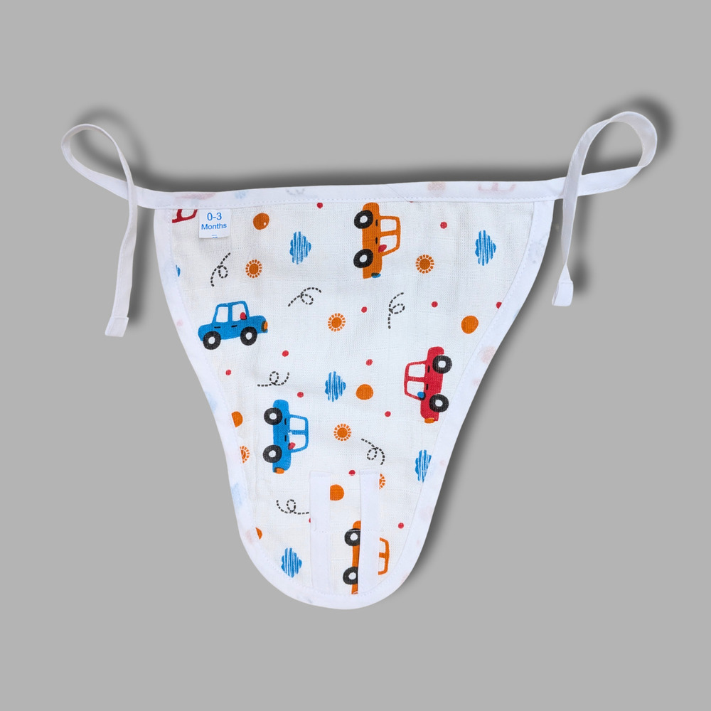 Cars Muslin Babywear Nappy