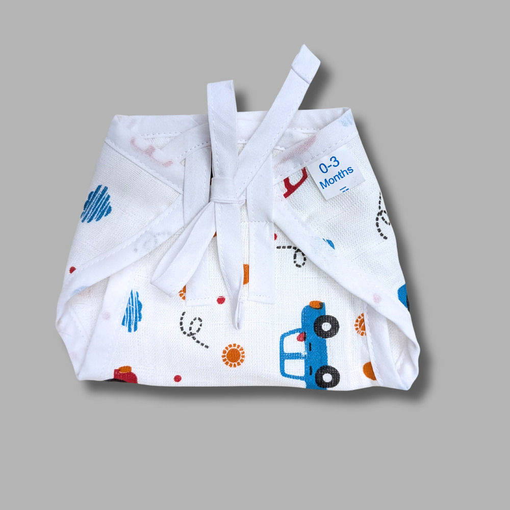 Cars Muslin Babywear Nappy
