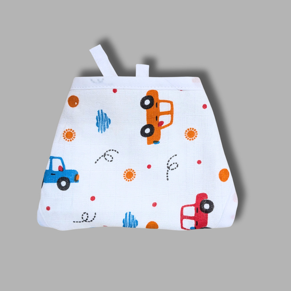 Cars Muslin Babywear Nappy