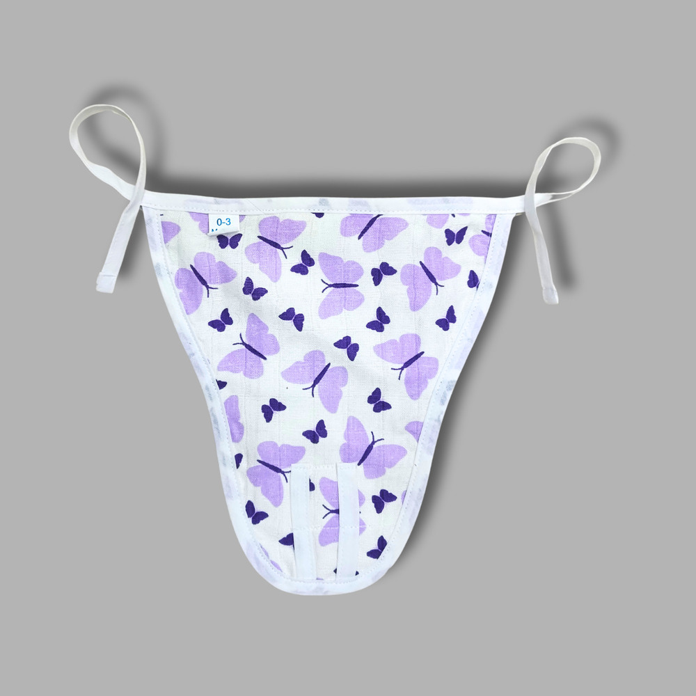 Butterfly Muslin Babywear Nappy