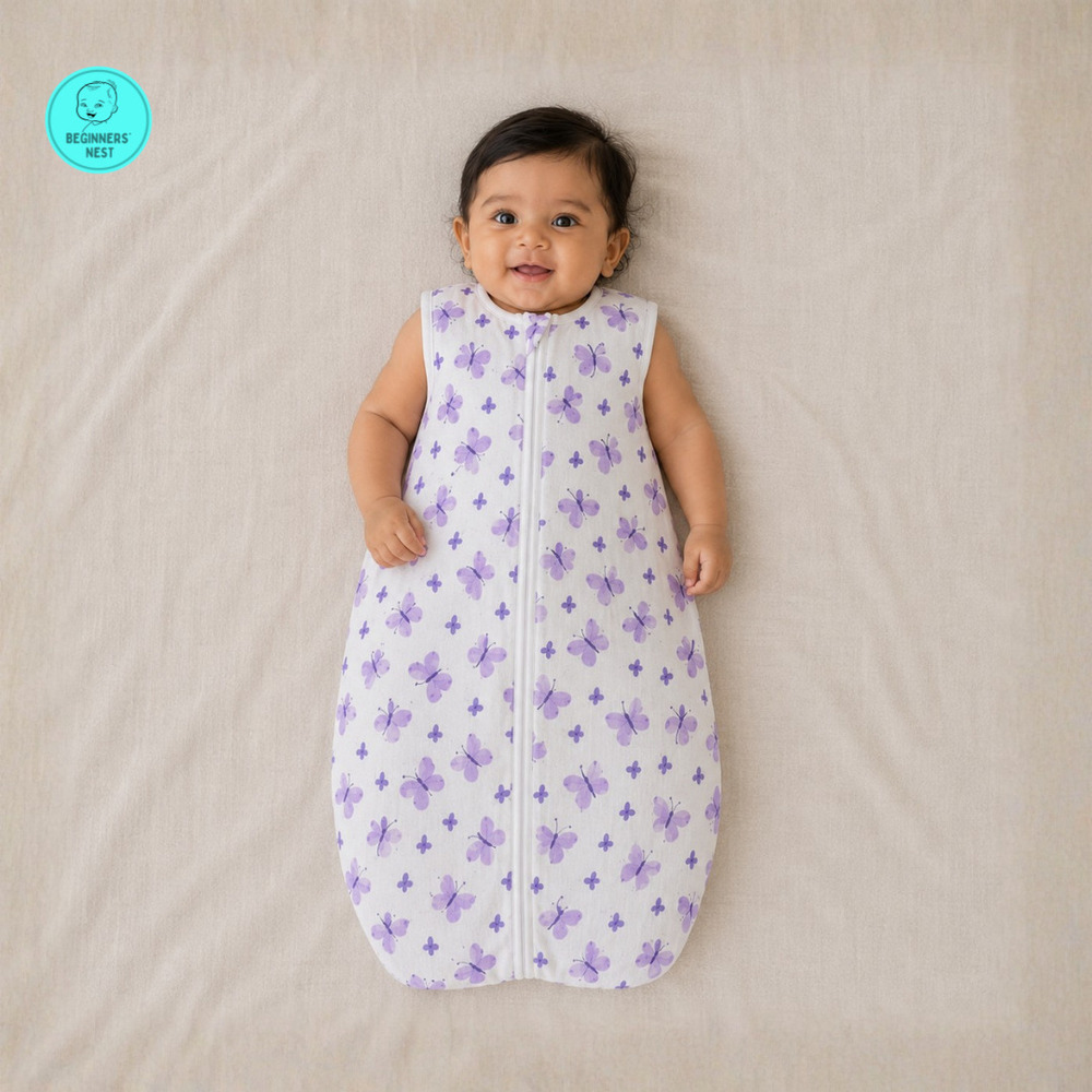 Butterfly Muslin Sleeping Bag