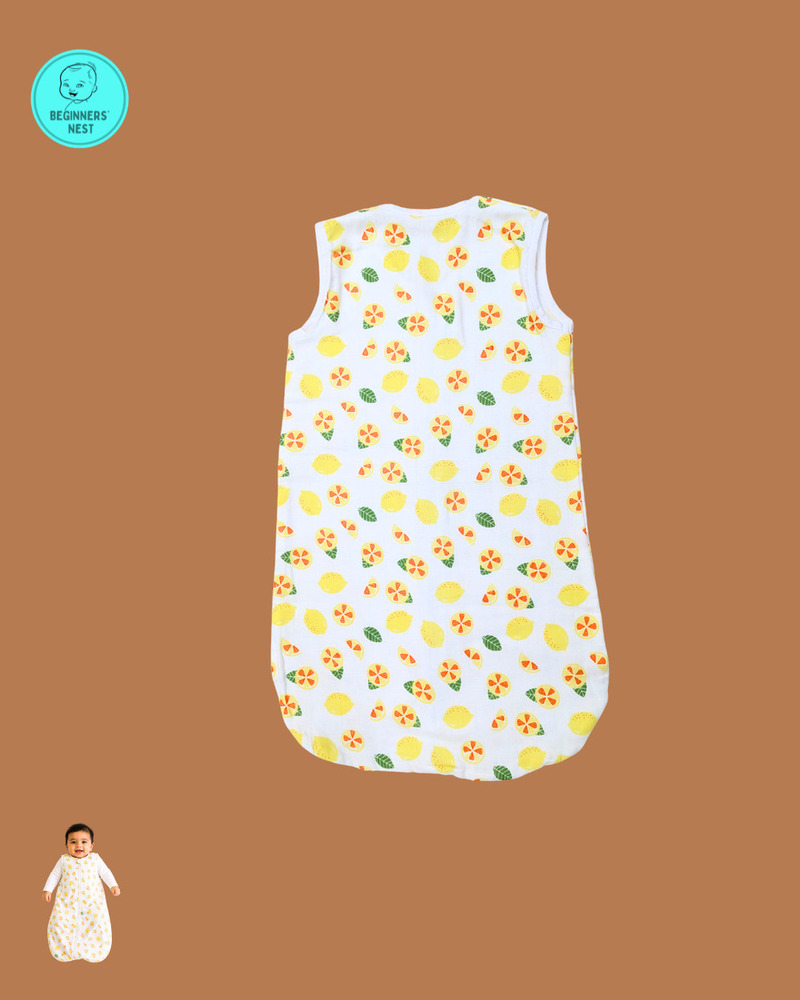 Yellow Lemon Muslin Sleeping Bag