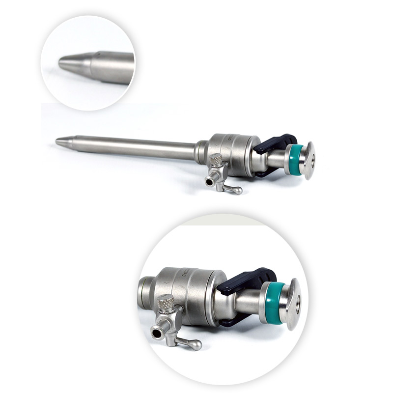 7mm Trocar Blunt Tip Obturator with multifunctional Valve - FA1143BT