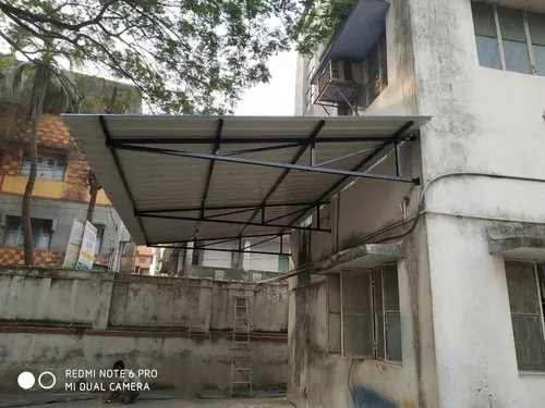 Metal Framed Car Parking Shed