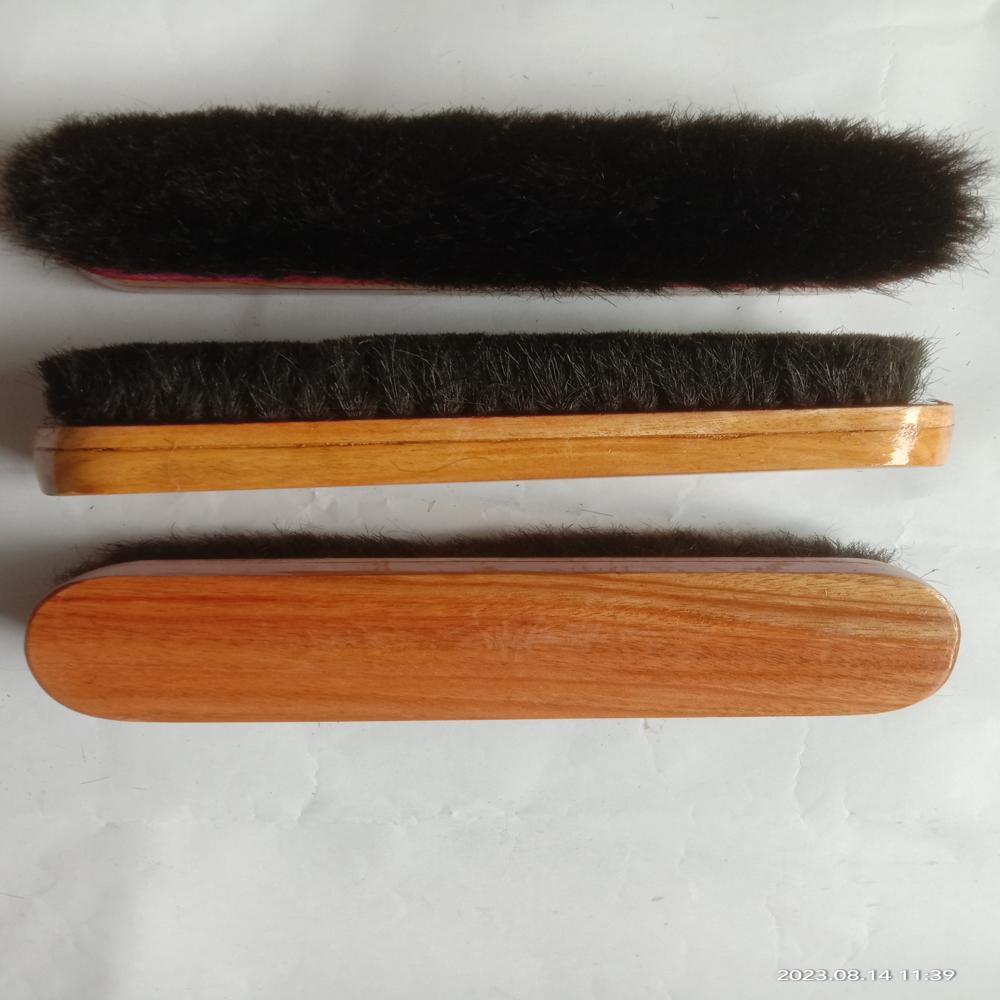 Wooden Shoe Brush - Color: Black