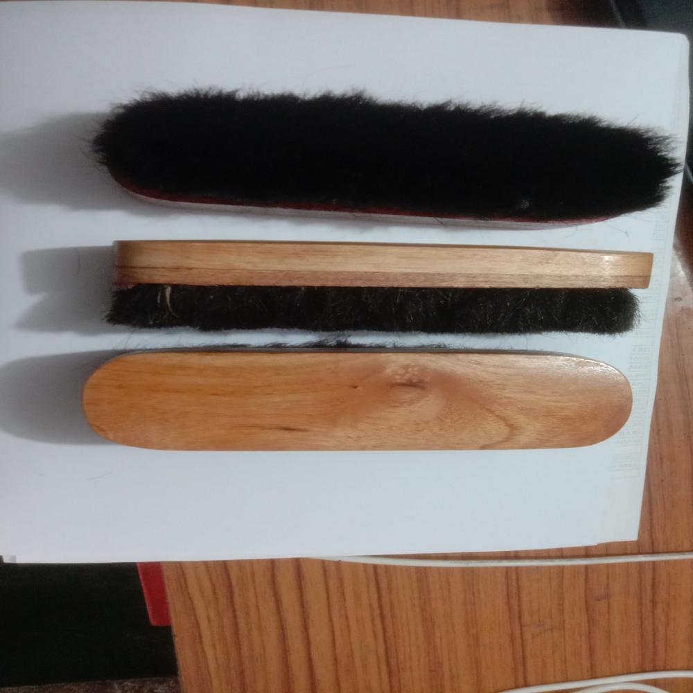 Wooden shoe Brush