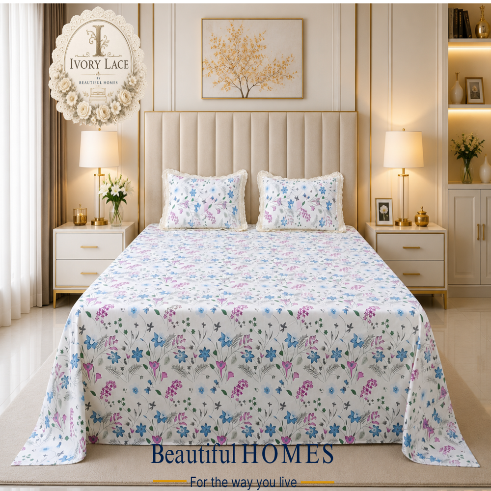 Ivory Lace Bedsheets
