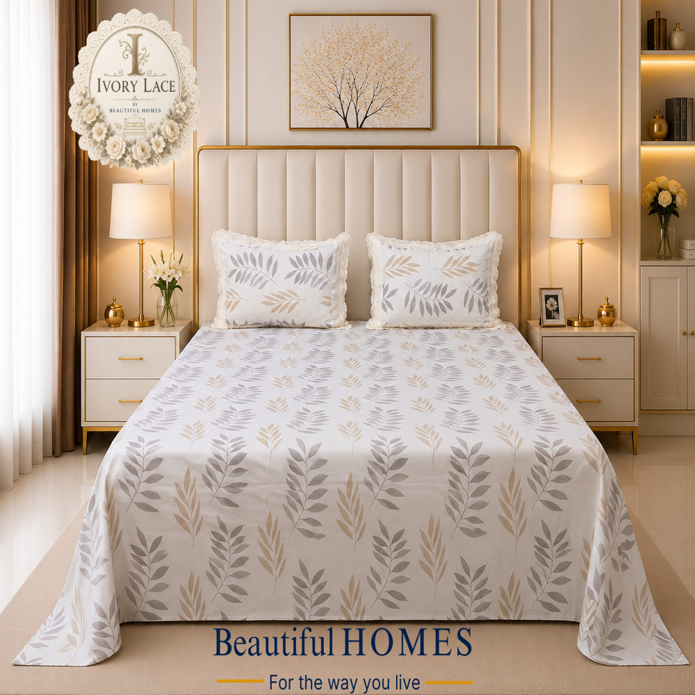 Ivory Lace Bedsheets