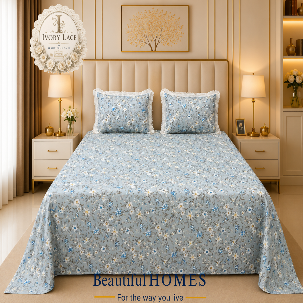 Ivory Lace Bedsheets