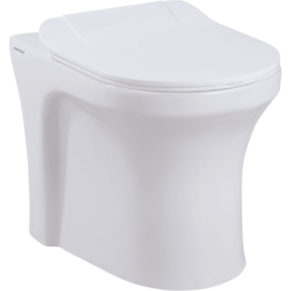 Floor Mounted Toilet - Color: White