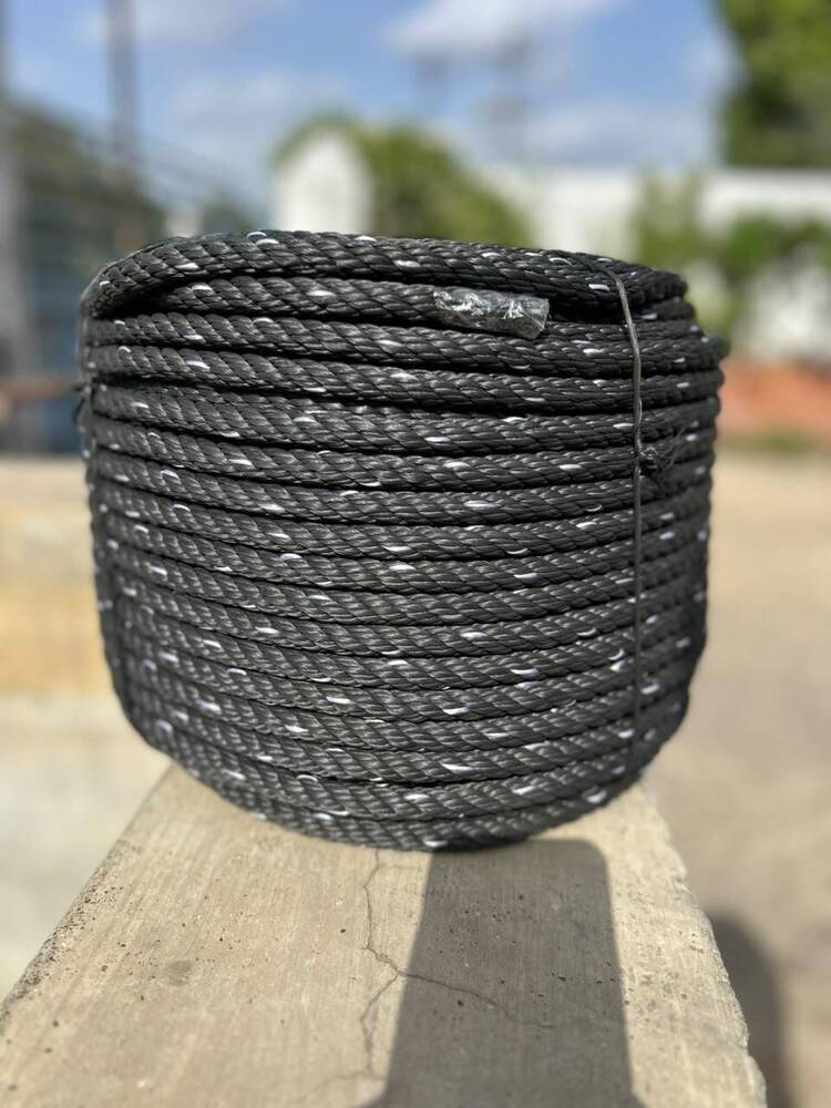 Industrial HDPE Black Rope