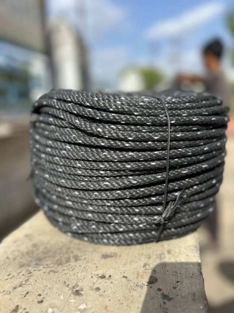 Black Braided PP Rope
