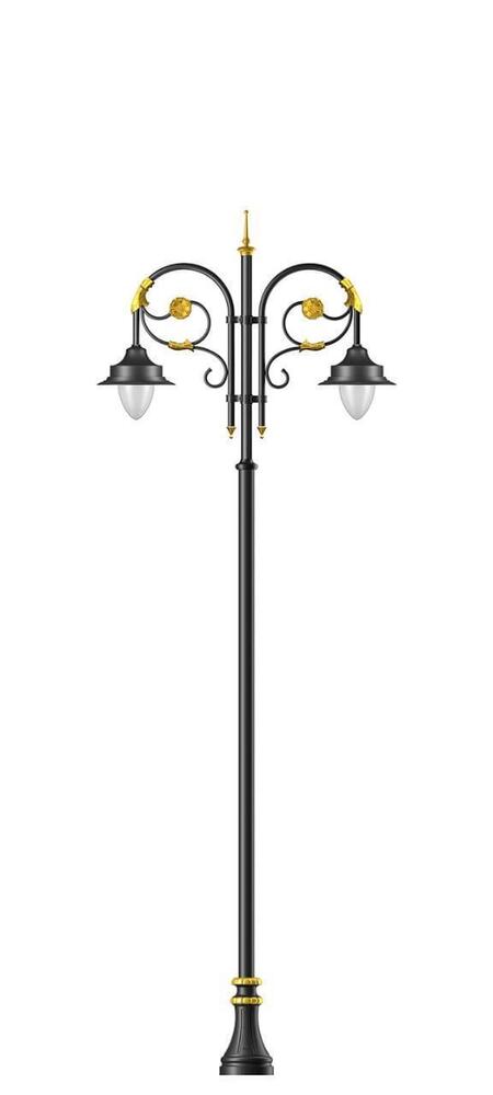 Decorative Double Arm Pole