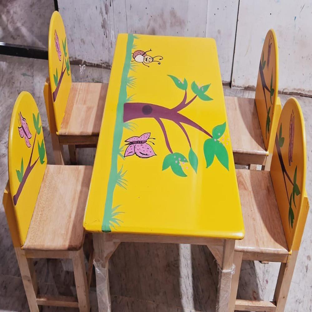 Regtengle Table With 4 Chair - Application: Industrial