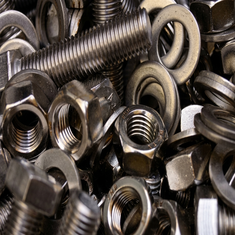 Hexagonal Nut - Color: Silver