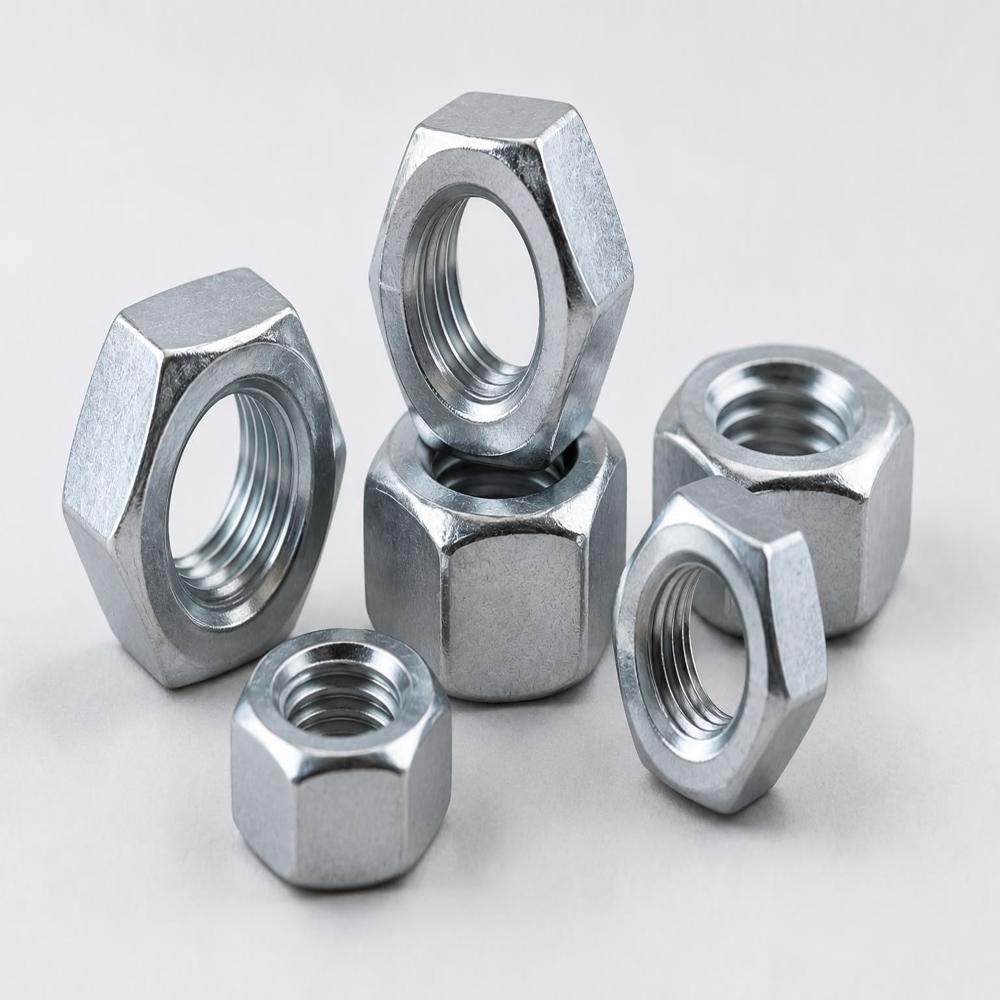 Hexagonal Nut - Color: Silver